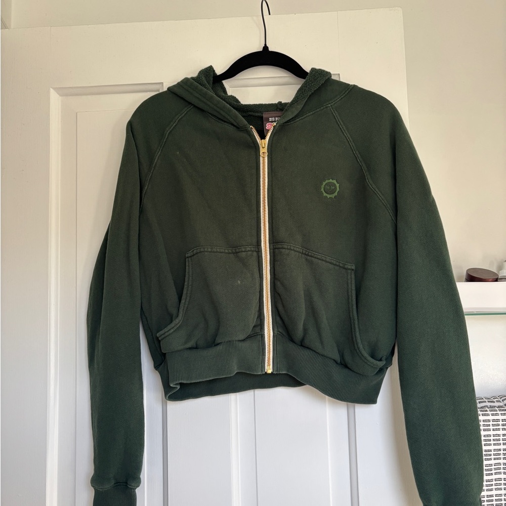 Big Bud Press Forest Green Zip-Up Hoodie